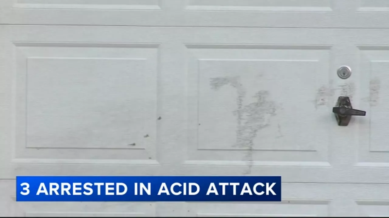 Woman doused with acid at New Jersey home; 3 Florida residents arrested for murder conspiracy