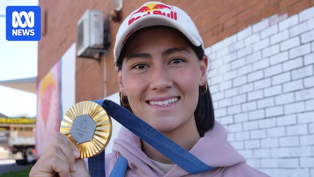 BMX Olympic gold medallist Saya Sakakibara receives hero's welcome at Helensburgh