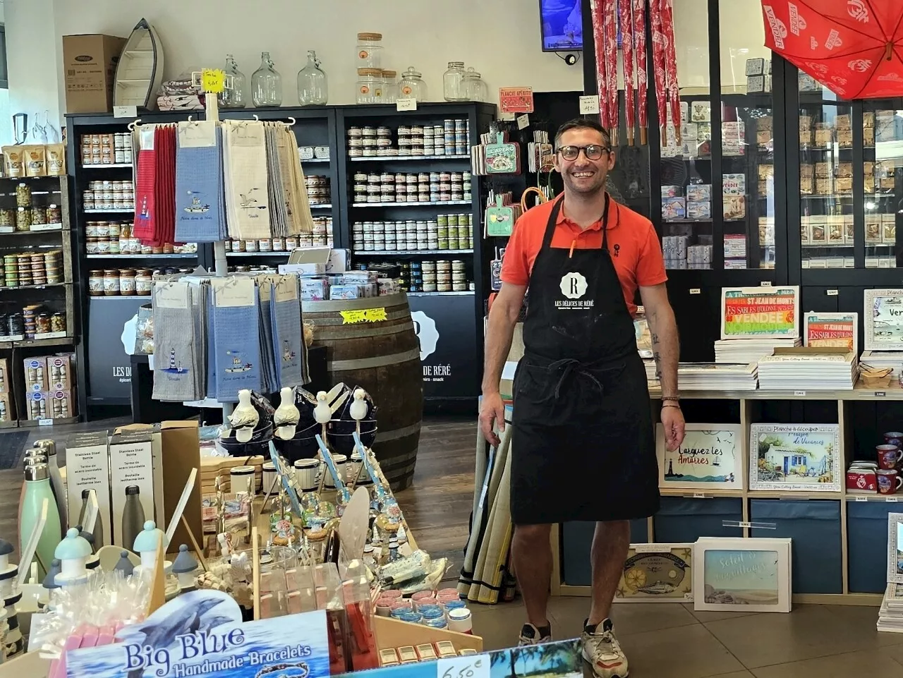 Cet ancien barman vient d’ouvrir son commerce à Notre-Dame-de-Monts