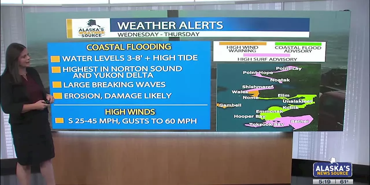 Typhoon remnants headed for Western Alaska