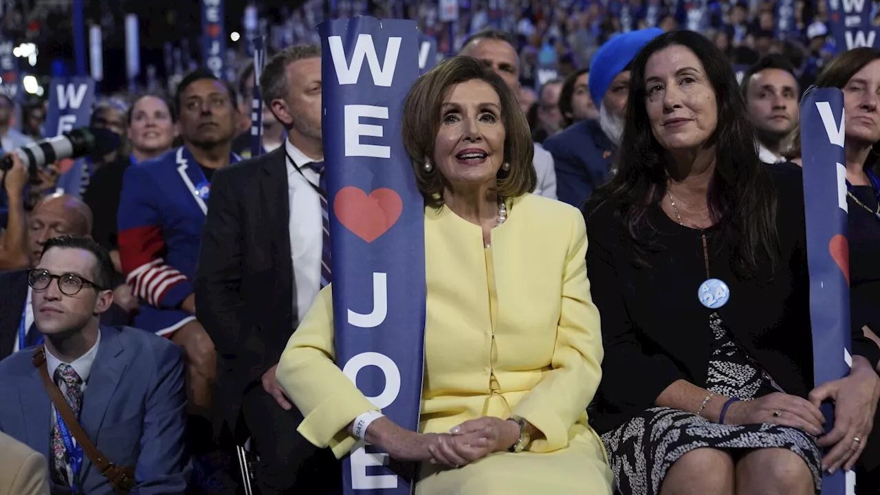 Nancy Pelosi will address the DNC after being part of the Biden-to-Harris switch