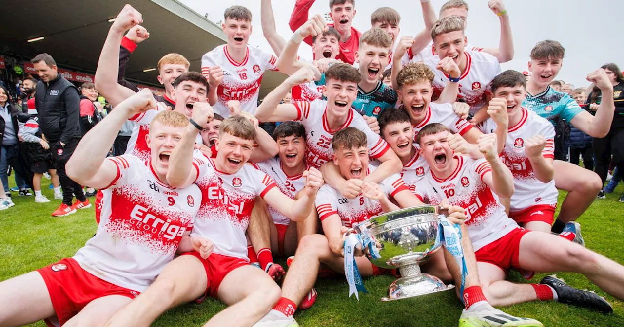 All-Ireland finalists Derry and Armagh dominate Minor Football Team of the Year