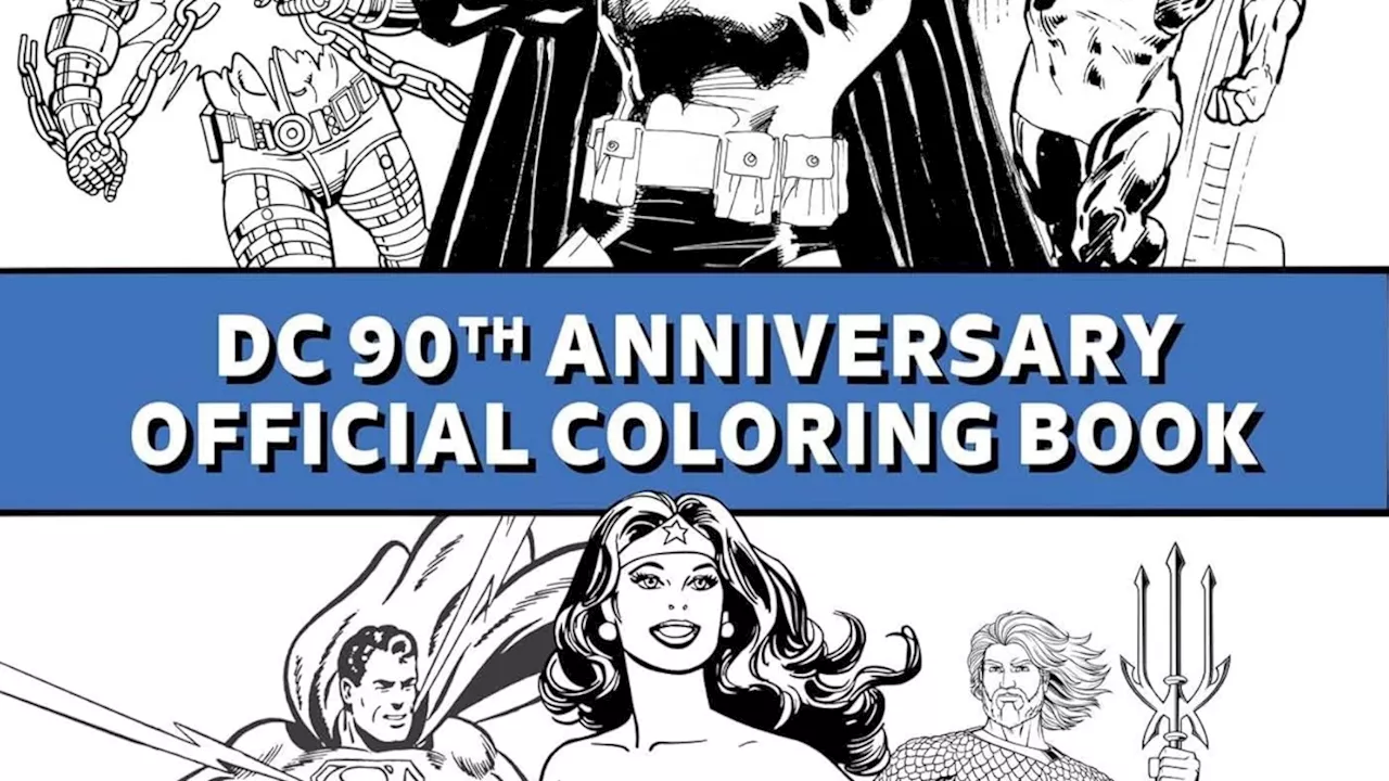 DC Comics To Celebrate 90th Anniversary Next Year With a Coloring Book