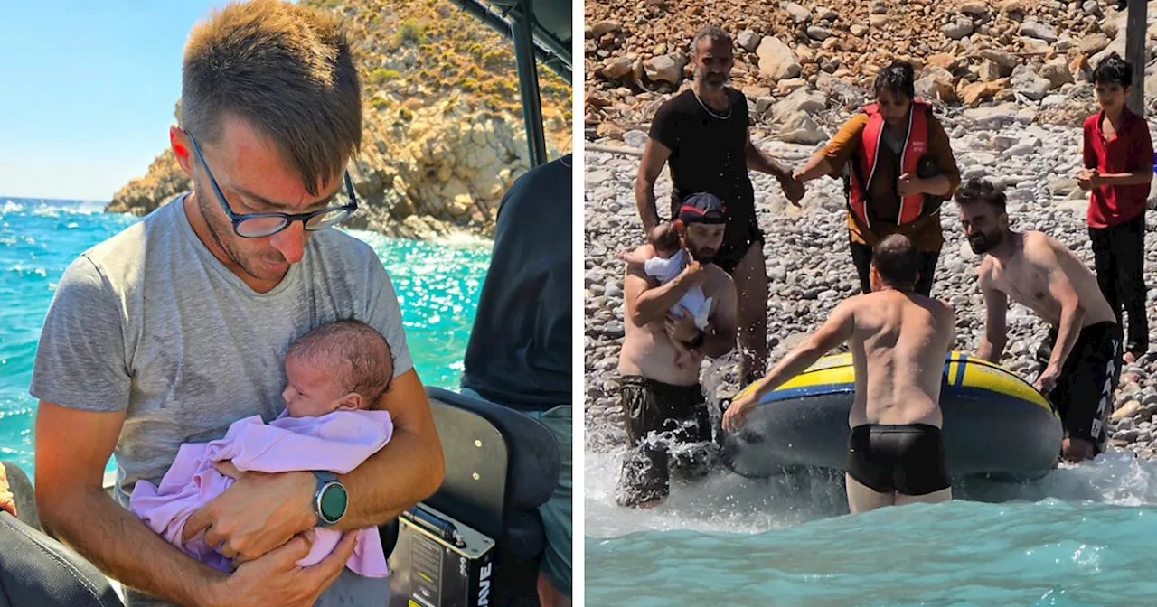 50-Day-Old Baby Rescued After Being Stranded On Greek Island For Three Days