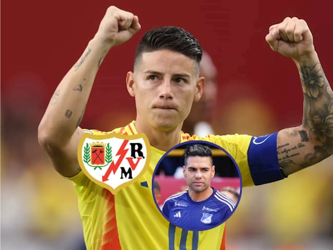 Rayo Vallecano se ilusiona: del adiós de Falcao a la posible bienvenida a James Rodríguez