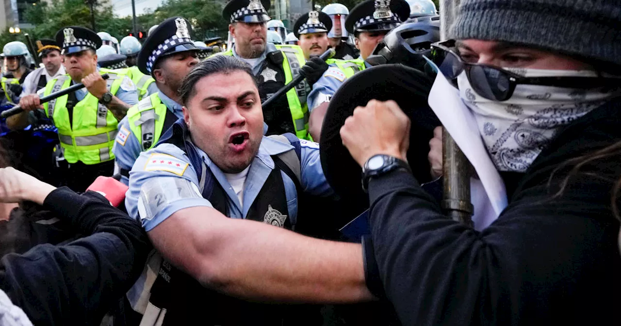 DNC in Chicago brings protests, clashes