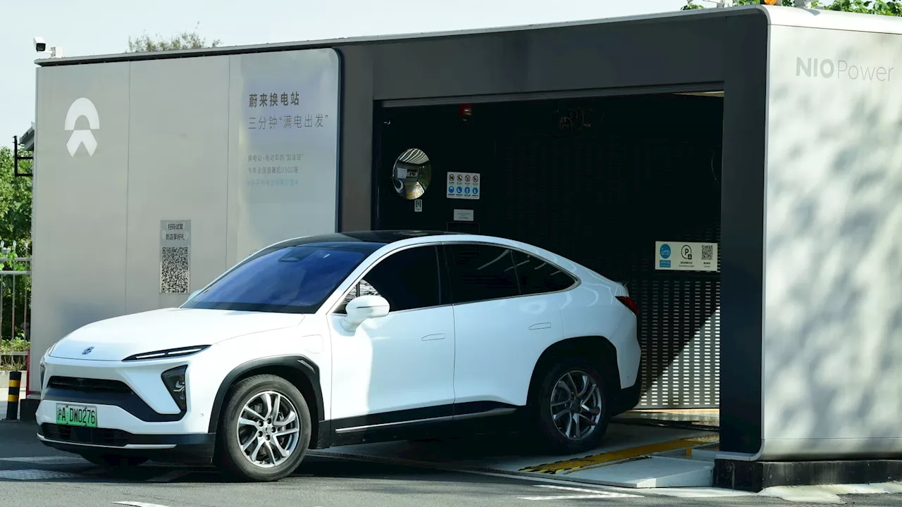 EV company Nio aims to build battery chargers and swap stations in every Chinese county