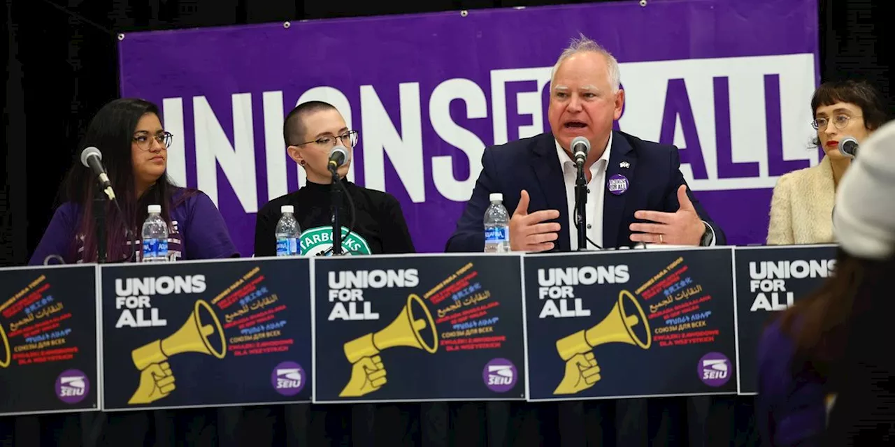 Labor Unions Say Tim Walz 'Walks the Walk' on Working-Class Agenda