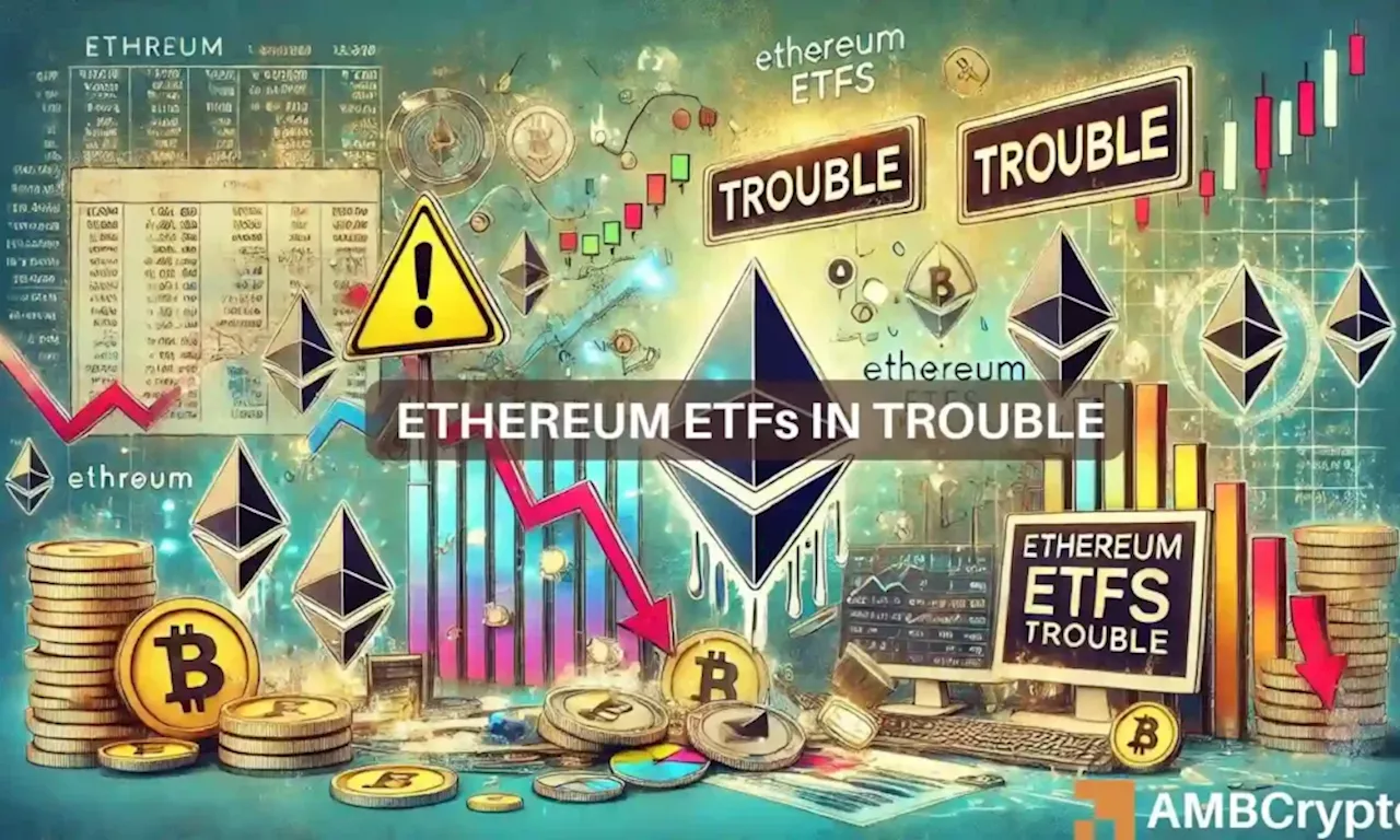 Grayscale’s ETH ETF struggles with outflows, dragging Ethereum’s price