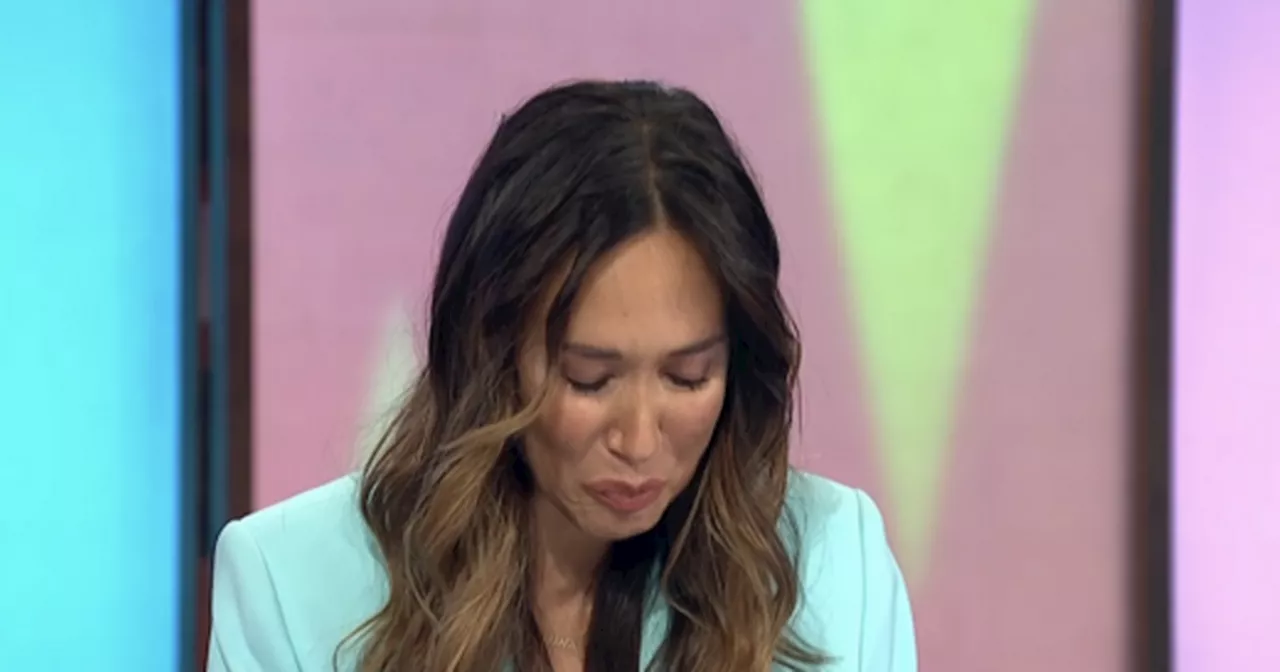 Myleene Klass in tears live on Loose Women after best friend's cancer diagnosis