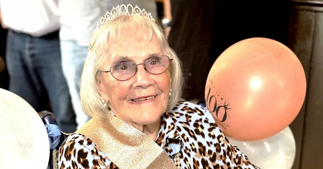 Woman turning 100 says secret to looking young is wine and moisturiser