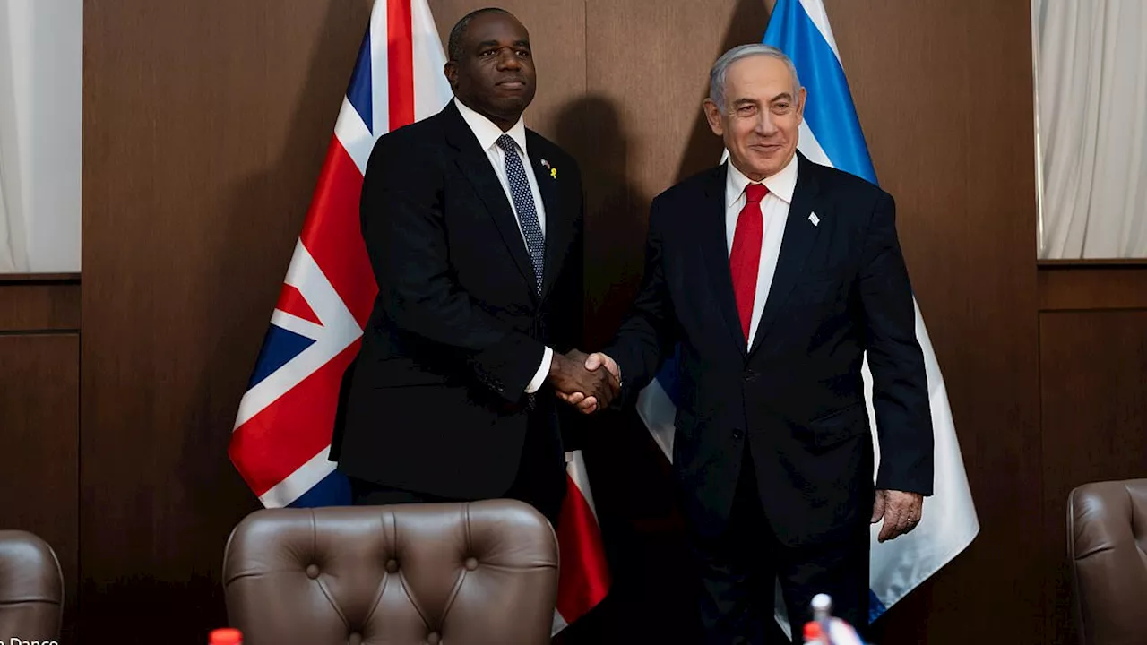 David Lammy snubbed by Benjamin Netanyahu during his trip to Israel after UK withdrew objections to...