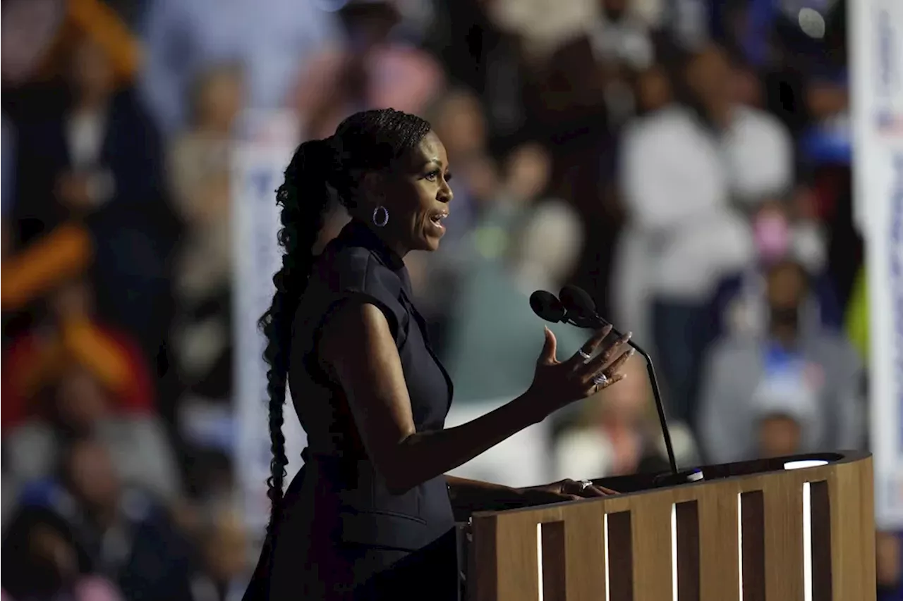 Michelle Obama champions ‘black jobs’ at DNC speech