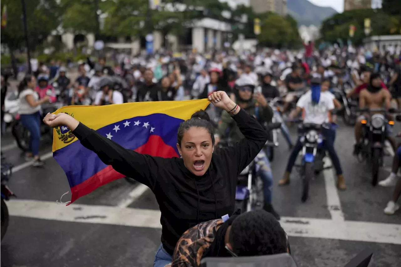 Protests continue in Venezuela over presidential election results