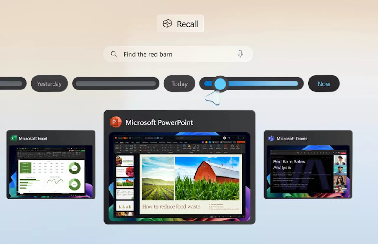 Microsoft’s revised Recall AI feature will roll out to beta testers in October