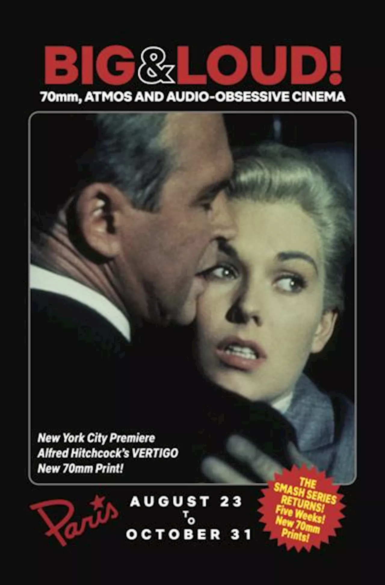 New Vertigo 70mm Print Headlines “Big & Loud” Season At New York’s Paris Theater