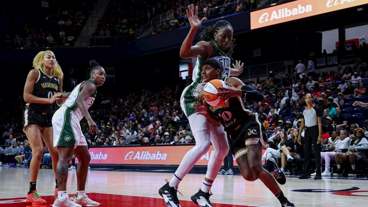 Ogwumike scores 24 and Magbegor has 14 rebounds as Seattle Storm hold off Mystics 83-77