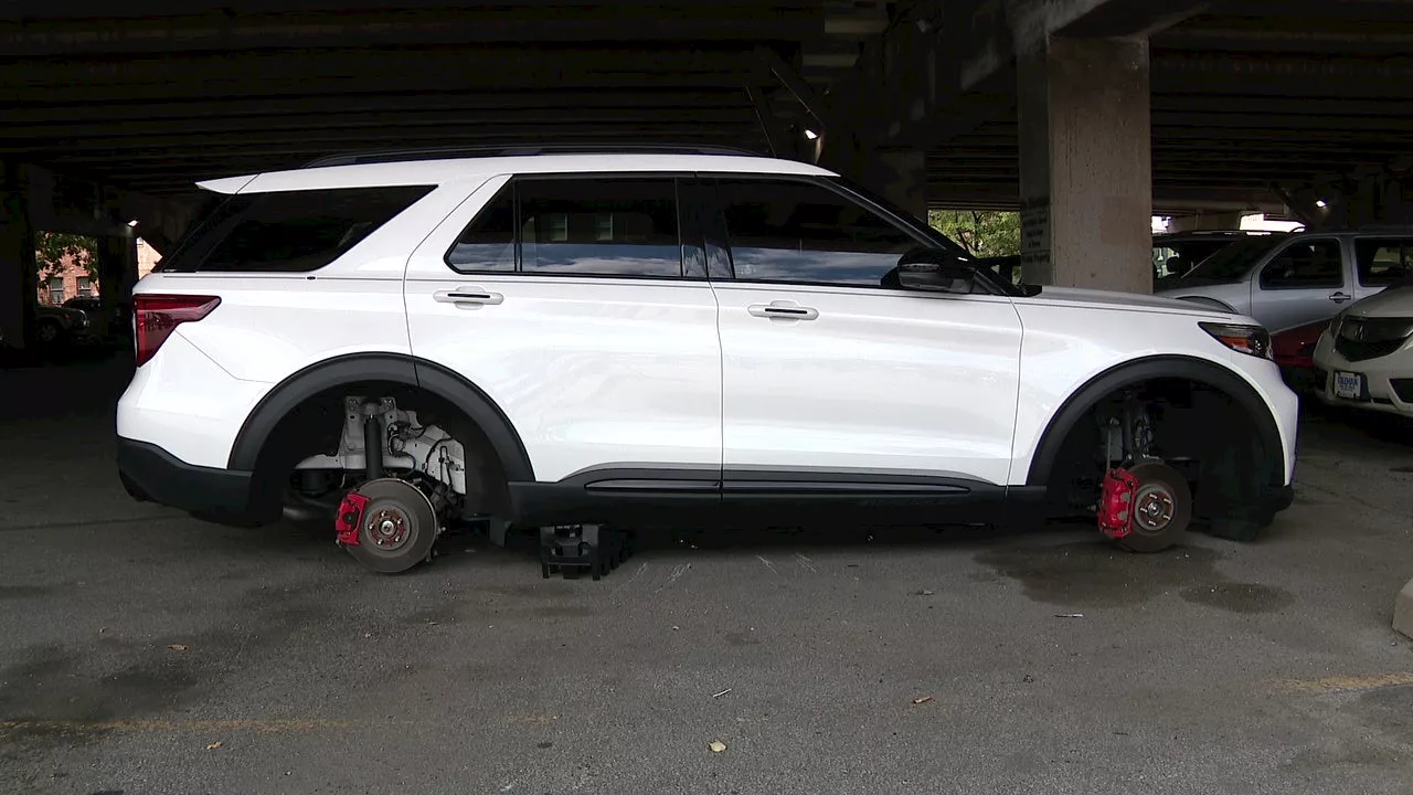 Tires, wheels of multiple Ford Explorers stolen under I-95 in South Philly; police investigating