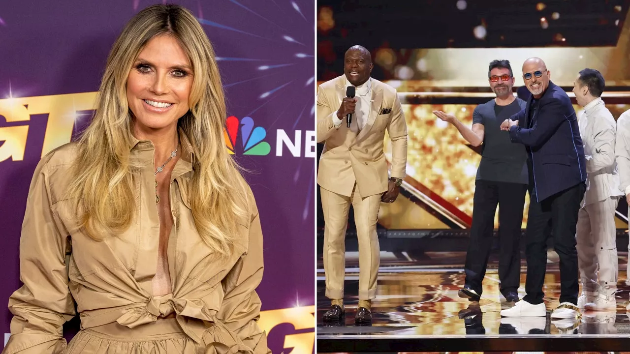 'AGT' judge Heidi Klum complains about Howie Mandel and Simon Cowell: 'They just never behave'