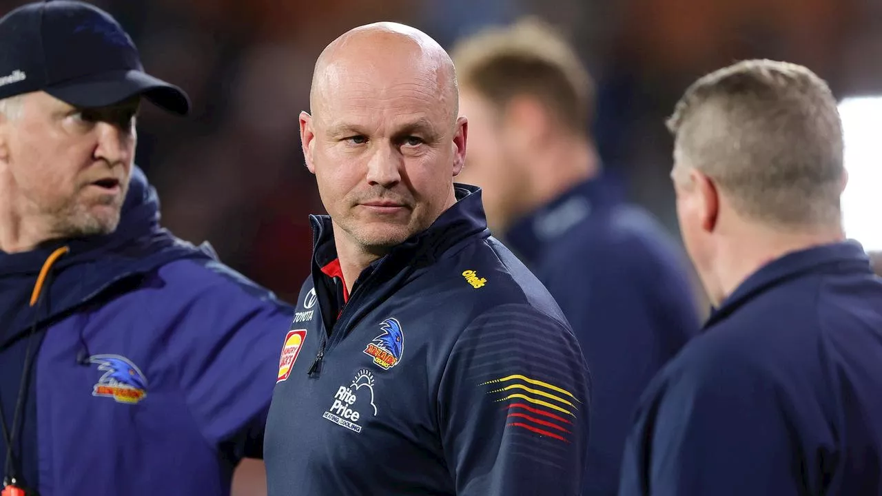 ‘Someone was lip-reading’: Crows coach silent on ‘dog act’ claim amid probe into midfielder