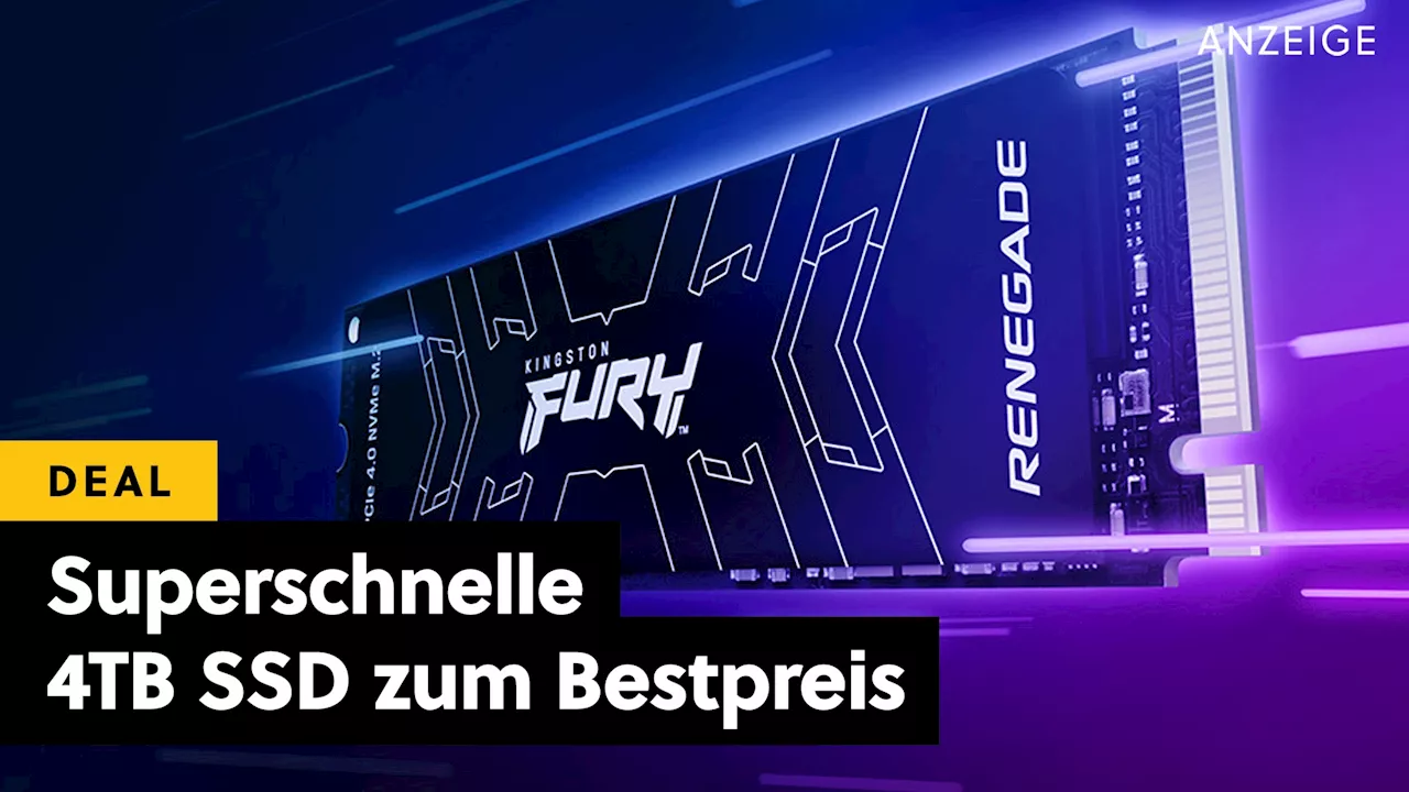 4TB SSD für PC und PS5 zum Tiefstpreis: Gönnt euch massig Speicher mit Spitzengeschwindigkeiten im Mindfactory-Angebot!