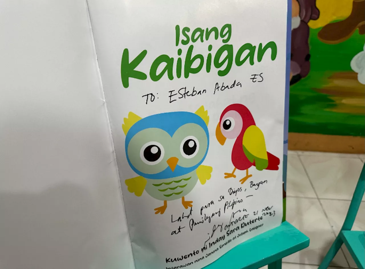 OVP denies Sara's 'Isang Kaibigan' book plagiarized