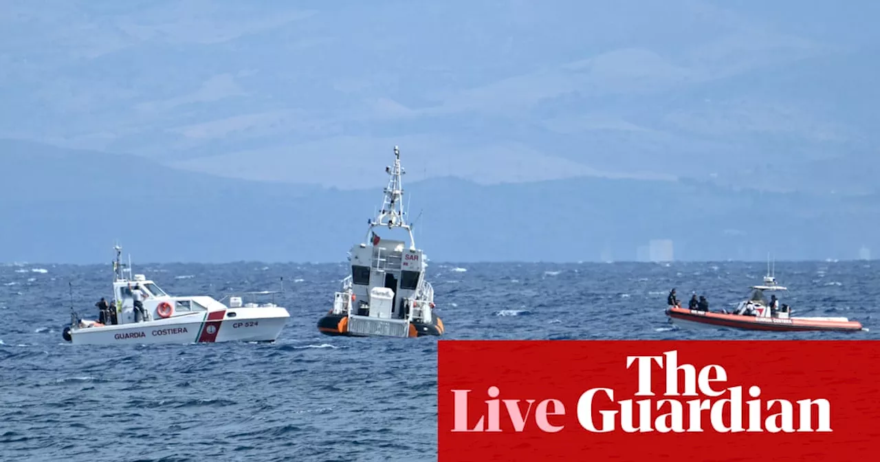 Sicily yacht sinking: search resumes for Mike Lynch and five others missing