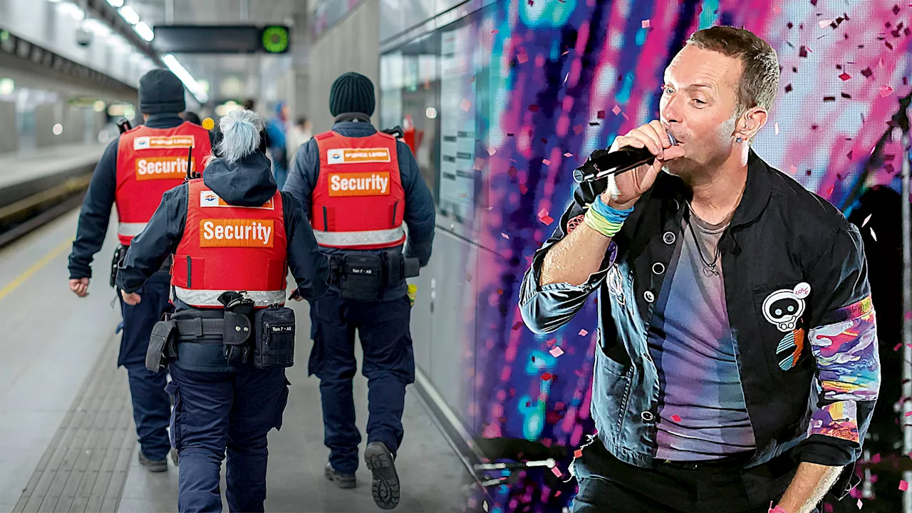 14.000 Kameras im Öffi-Netz - Coldplay – So sorgen Wiener Linien für sichere Anreise