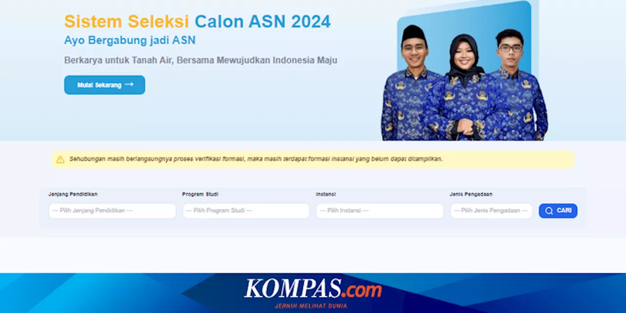 59 Link Instansi yang Sudah Umumkan Formasi CPNS 2024