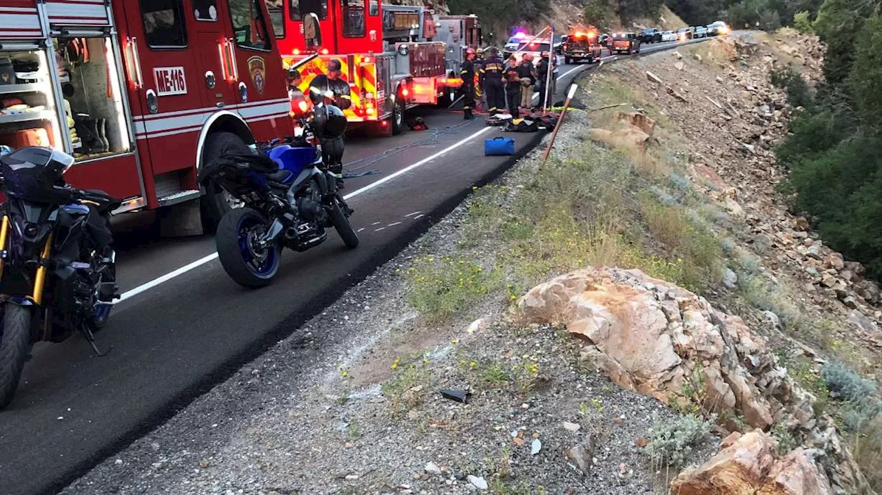 Motorcyclist critically injured in Big Cottonwood Canyon crash