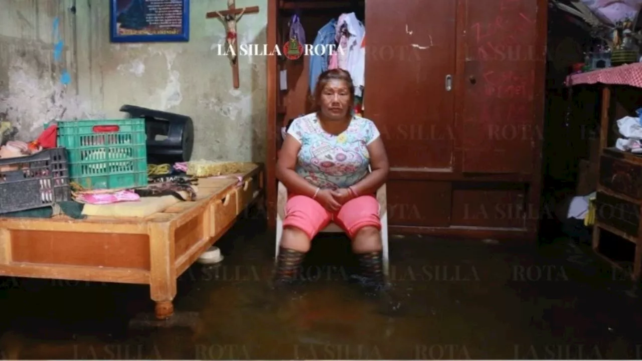 Chalco: vivir entre aguas negras; familias lo pierden todo