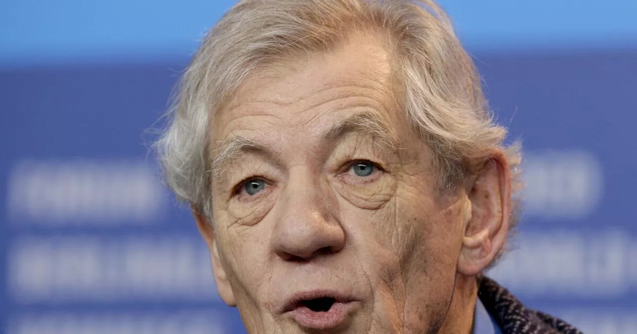 Ian McKellen says his fat suit saved him from further injury after stage fall