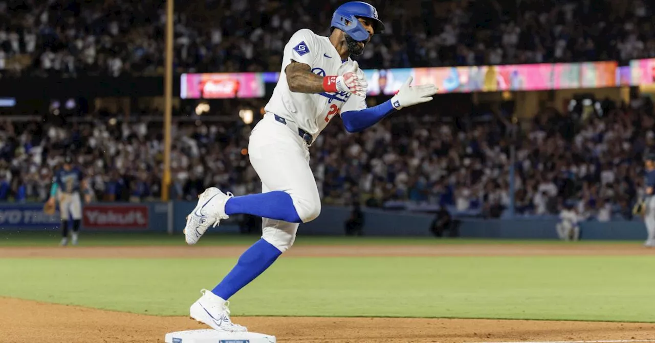 Jason Heyward's pinch-hit, three-run homer lifts Dodgers past Mariners