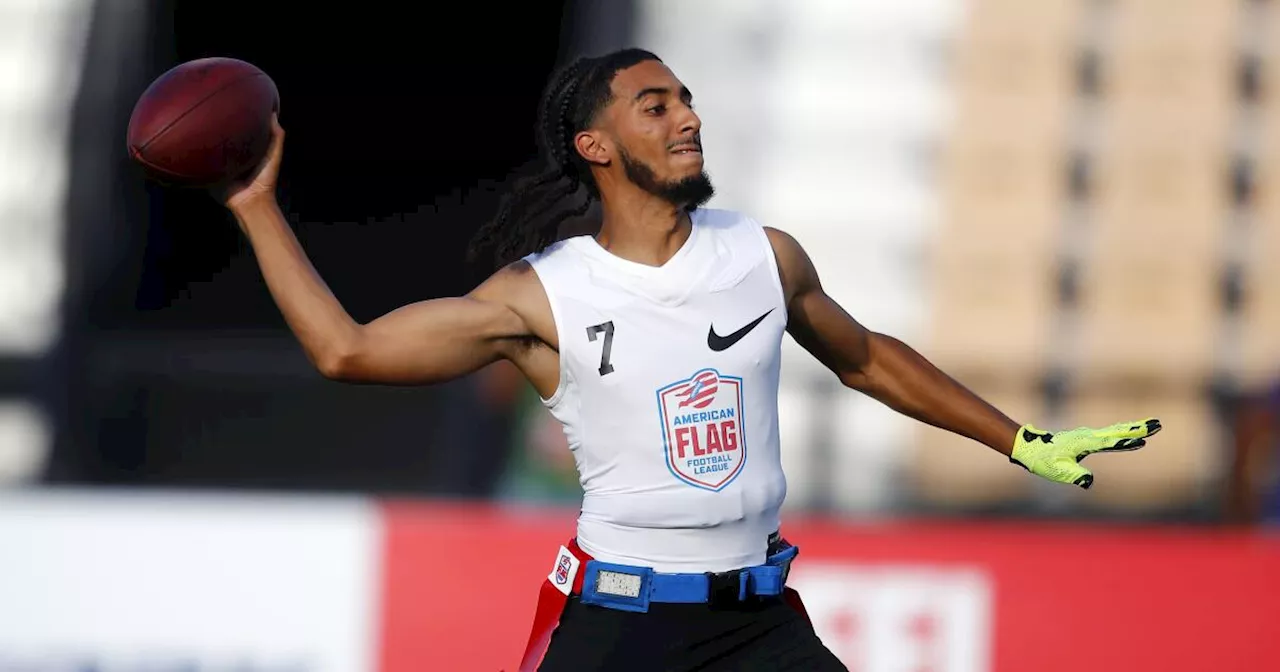 This flag football quarterback says he's 'better than Patrick Mahomes,' best fit for L.A. Olympics