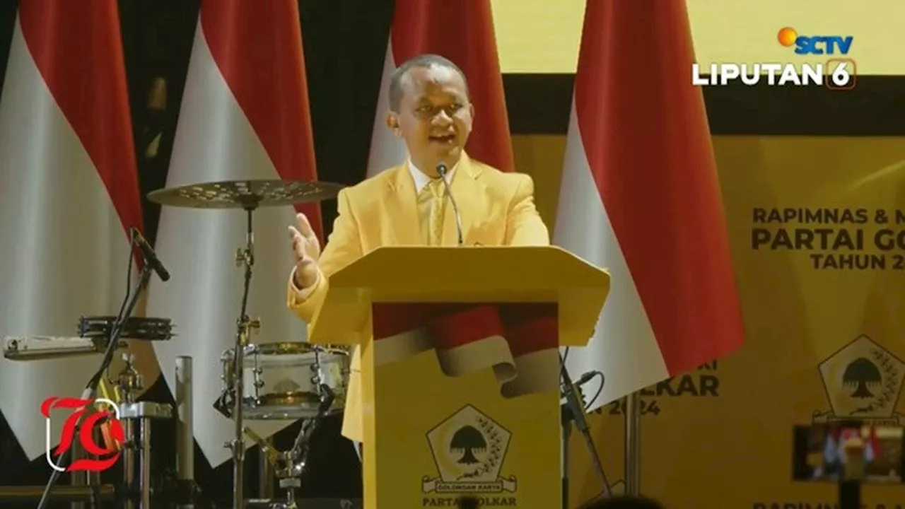 Bahlil Singgung Raja Jawa Saat Pidato di Munas Partai Golkar: Jangan Main-main, Celaka Kita