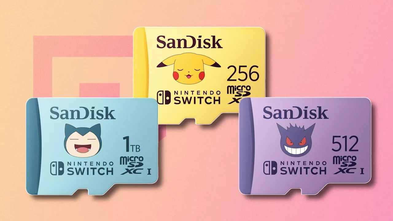 Western Digital Launches Pokémon-Themed MicroSD Cards