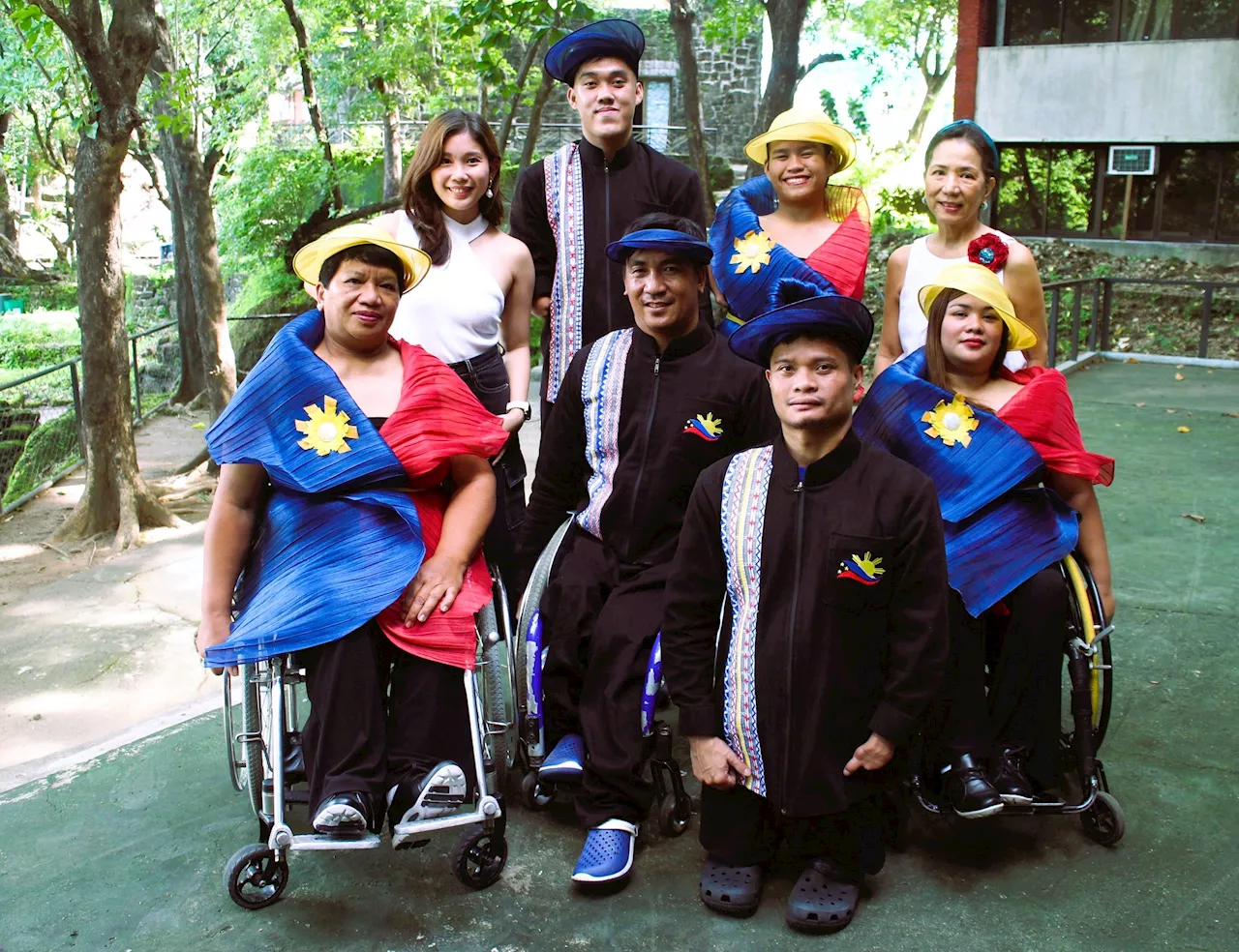 Ethnic-themed parade uniforms for Philippine Paralympians