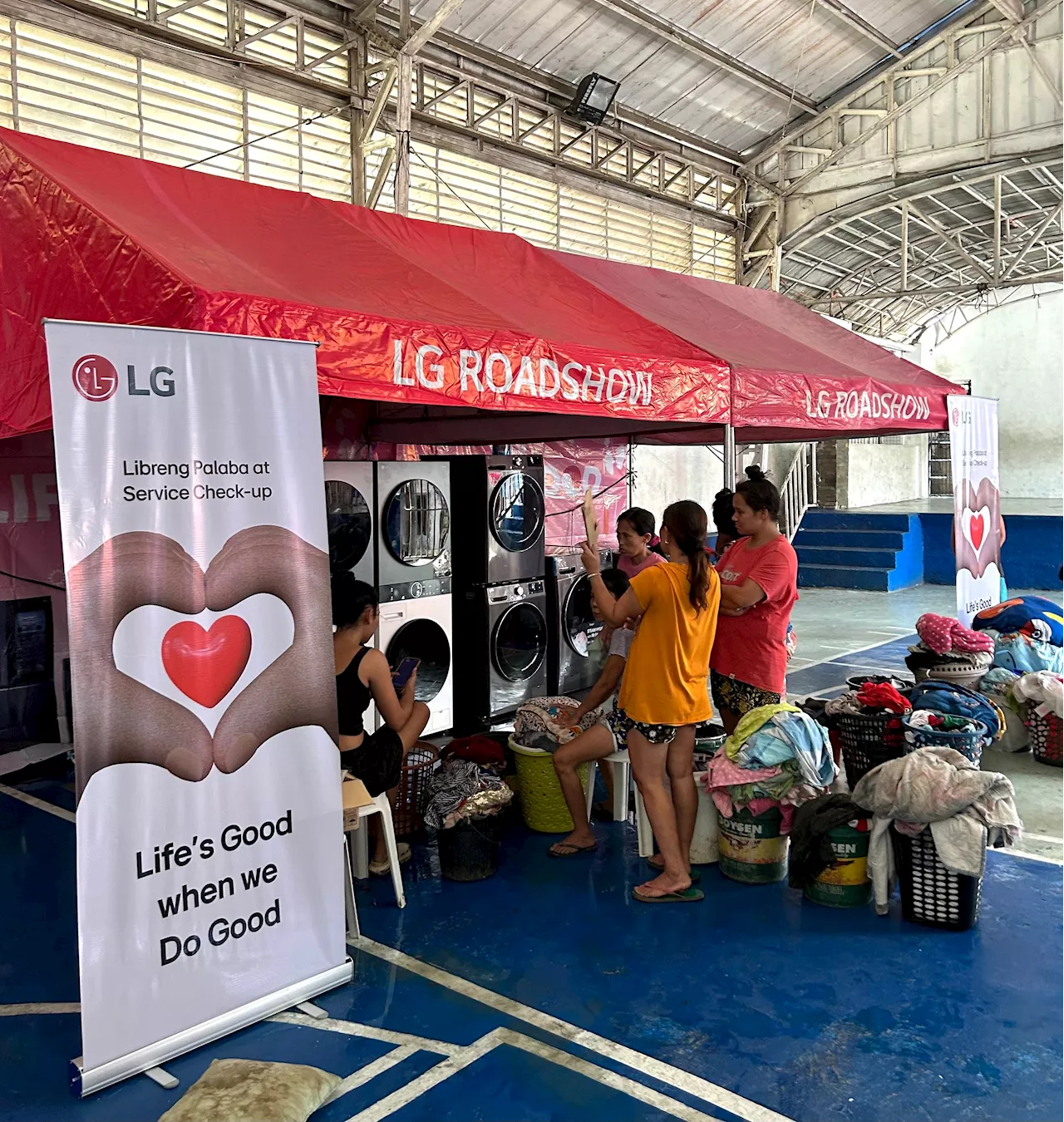 LG provides free laundry to Cainta and Marikina