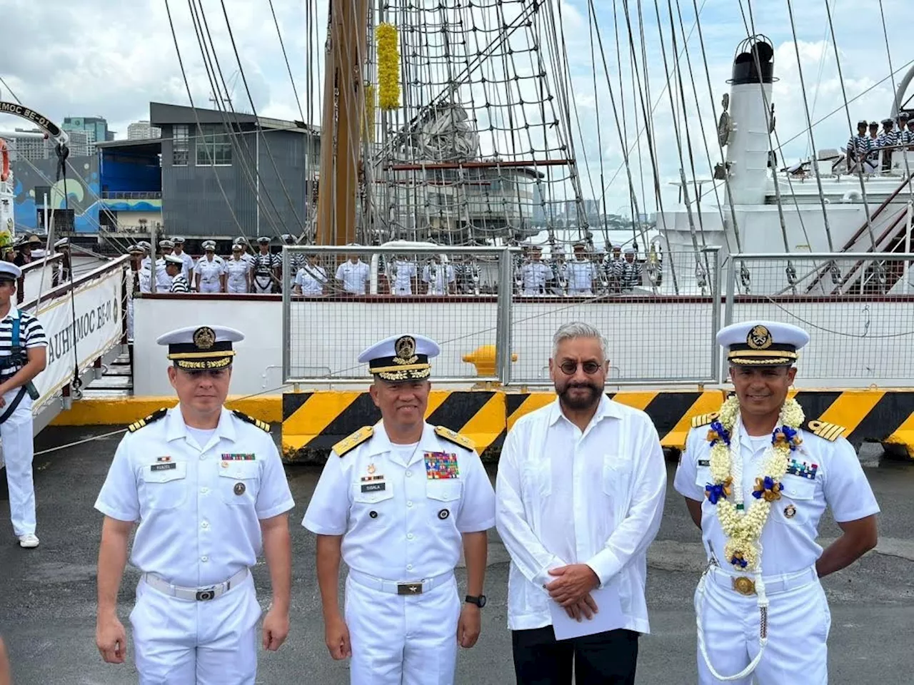 Mexican ship Cuauhtémoc makes historic visit to PH