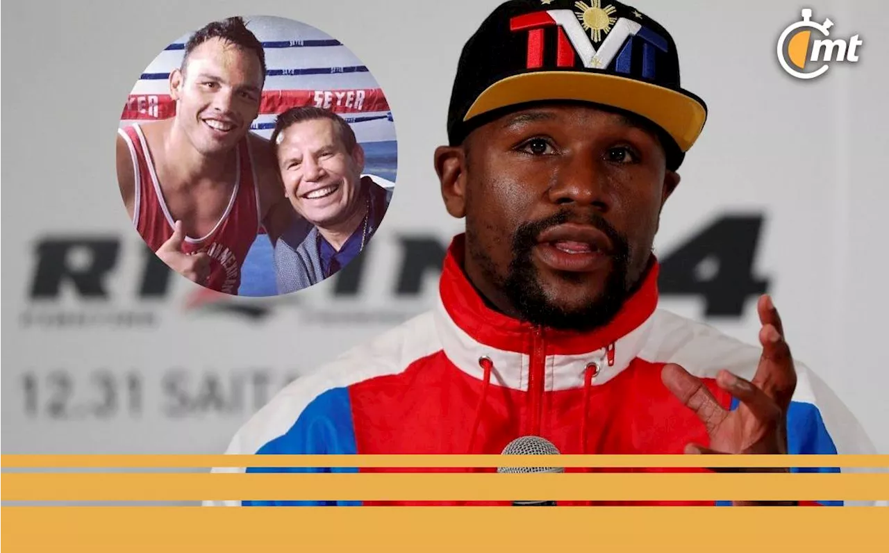 Floyd Mayweather Jr. presume que vencería a Julio César Chávez y su hijo con una mano