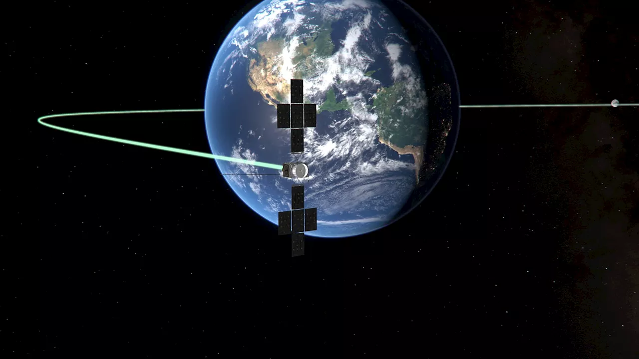 Satelliten-Vorbeiflug an Mond und Erde geglückt