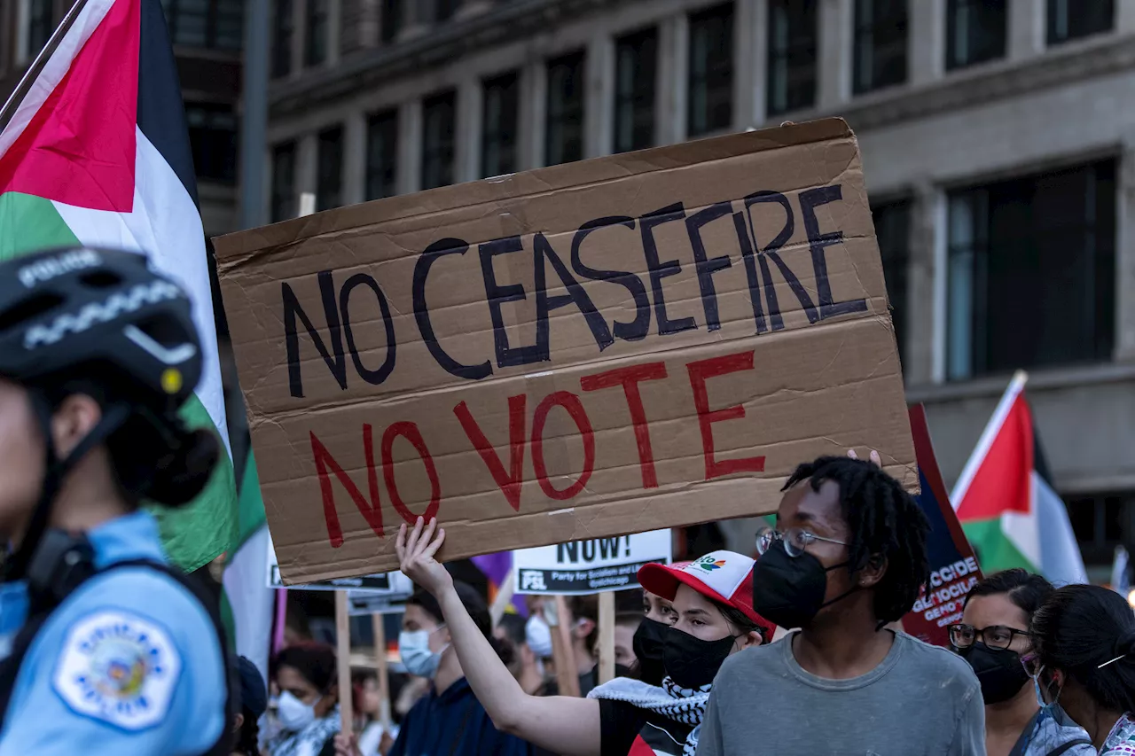 At least 55 arrested after clashes with police outside Israeli Consulate in Chicago during DNC