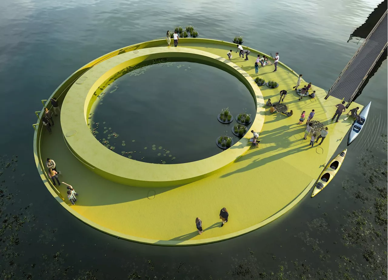 A 75-foot-wide floating art installation is officially coming to the Schuylkill River