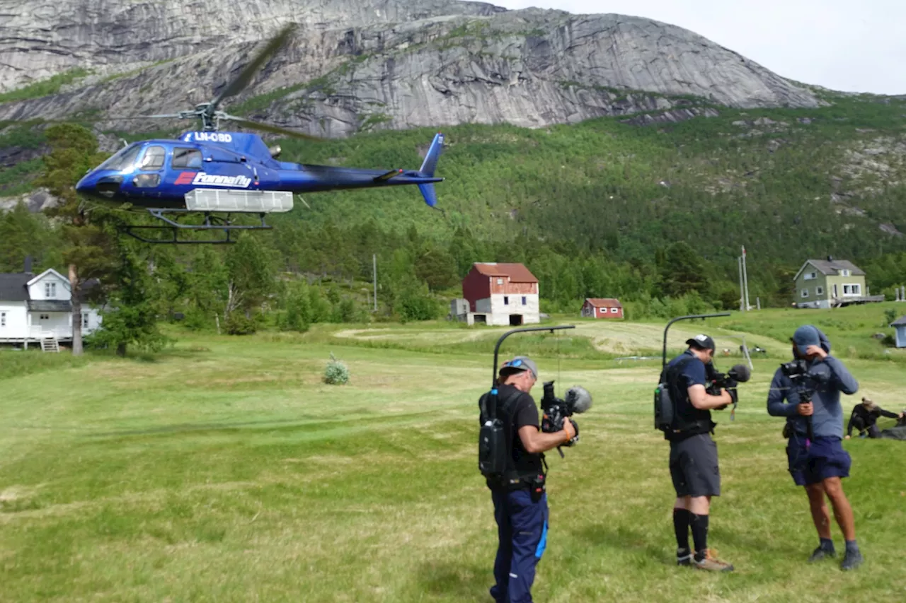 Kjendis falt og ble skadet under TV-innspillingen av Vokteren