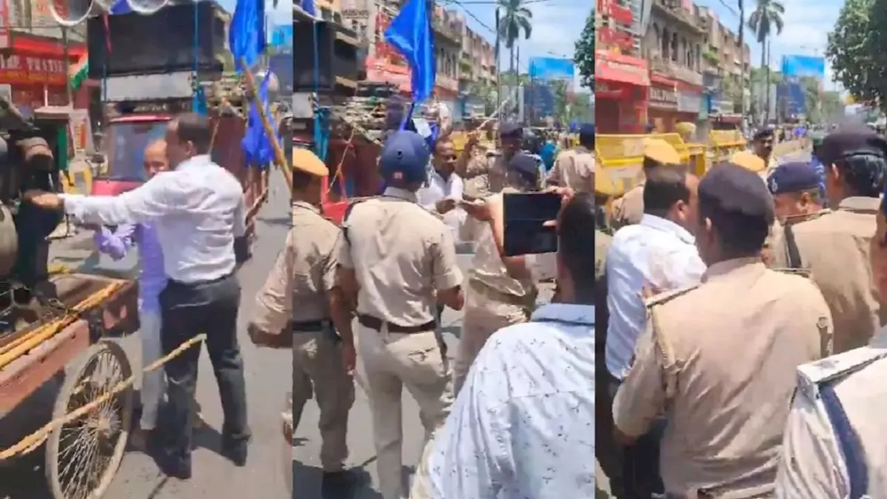 Bharat Bandh: पटना पुलिस ने SDO पर चलाई लाठी, नजारा देख सहम गए लोग