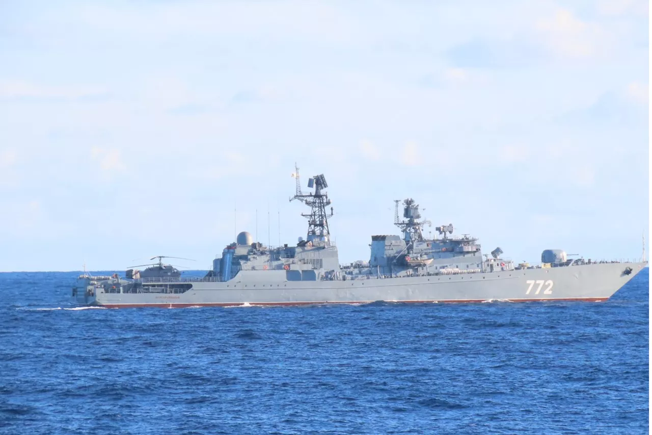 Russian Ships Escorted Along NATO's Maritime Border for Nine Days