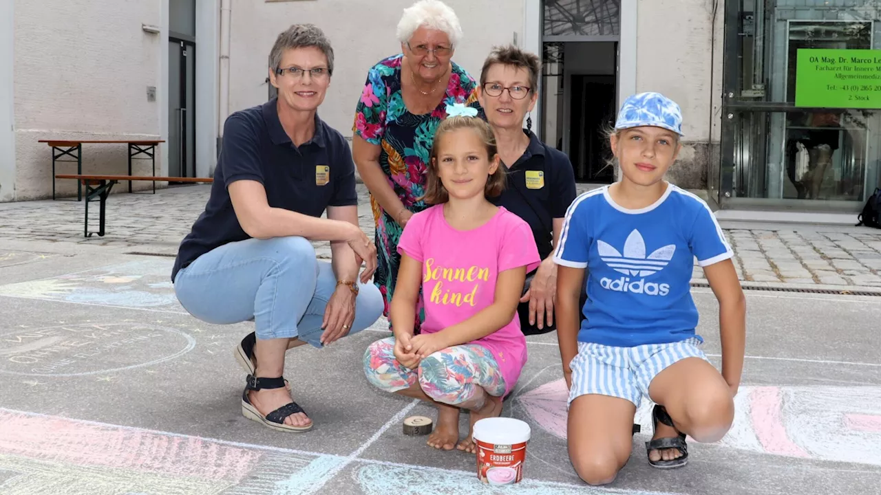 Hainburg: „Gesunde Gemeinde“ veranstaltet Kinderkreidenfest