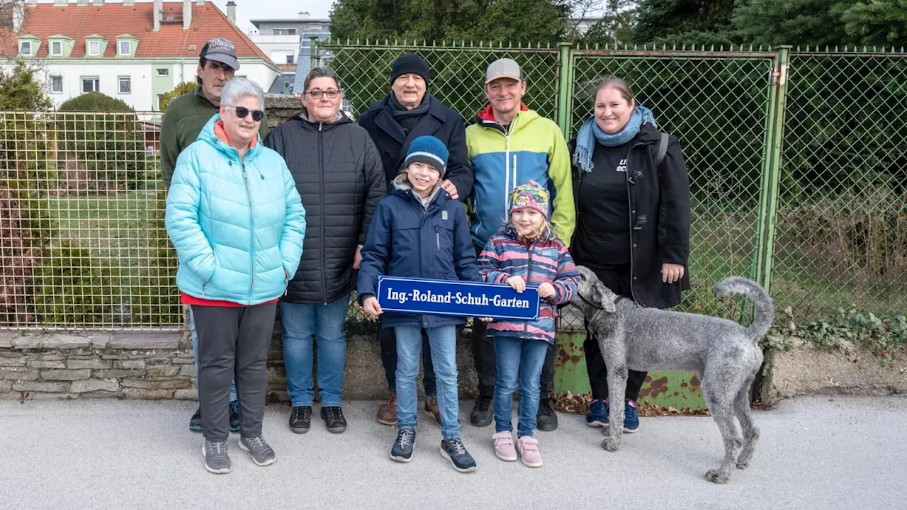 Neuer Schulgarten wird Fischamender Kult-Kommunisten gewidmet