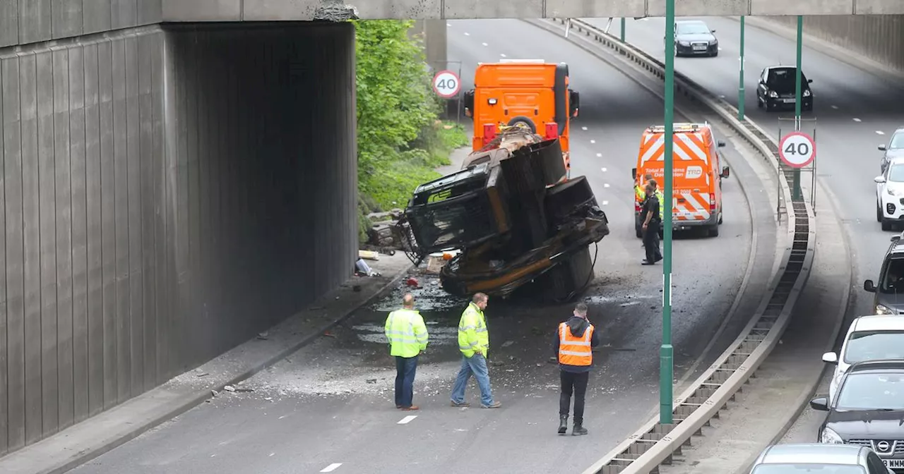 QMC roadworks disruption as repair of bridge hit by lorry continues