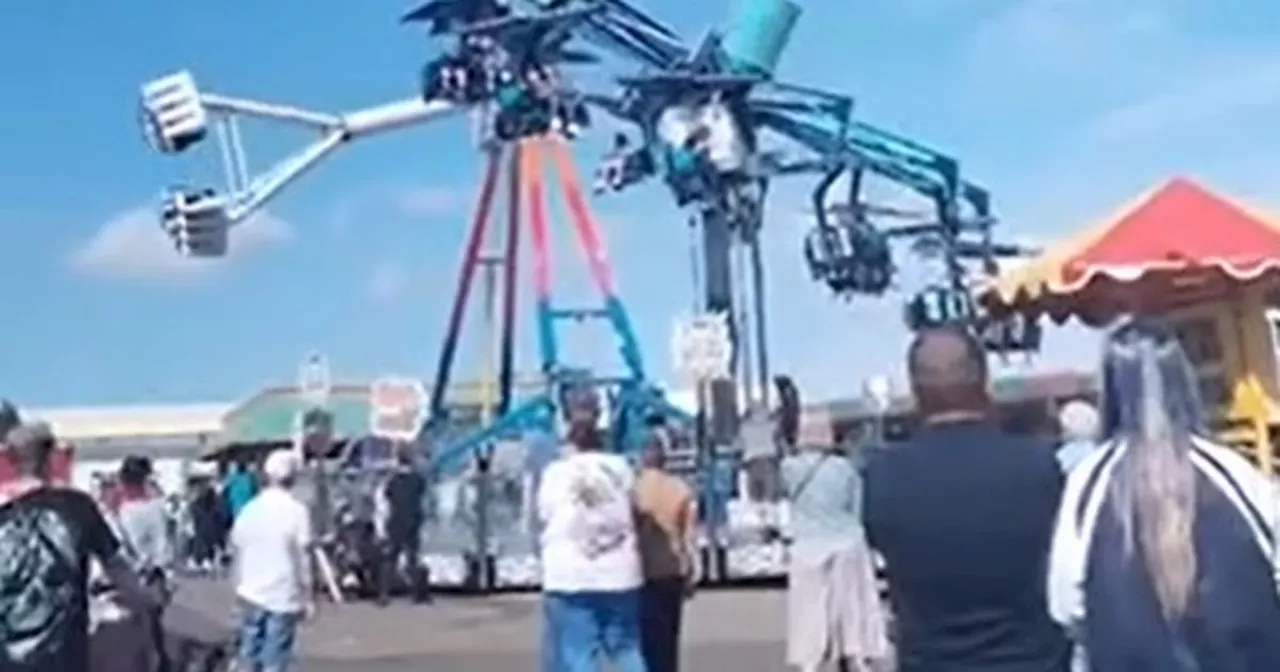 'Terrifying' moment Skegness Pleasure Beach ride came to a stop